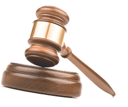 Auction gavel illustration